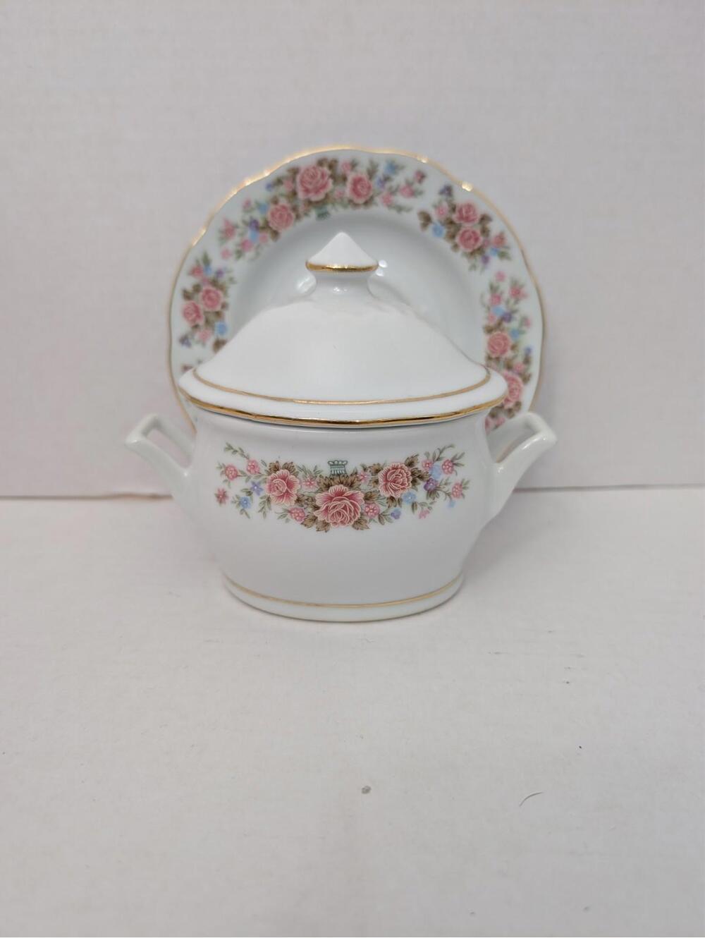 Remington Fine China By Red Sea SUGAR BOWL   **Pristine Condition**